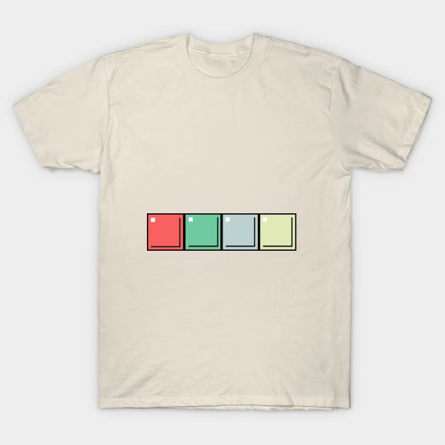 Tetris Blocks. T-Shirt by net_ha_ha_ha